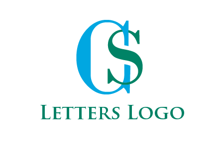 letter S overlapping letter C
