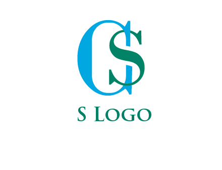 letter S overlapping letter C