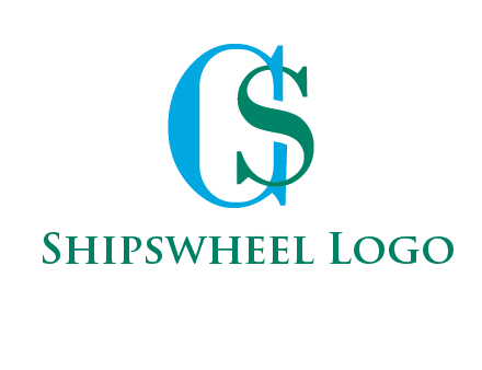 letter S overlapping letter C