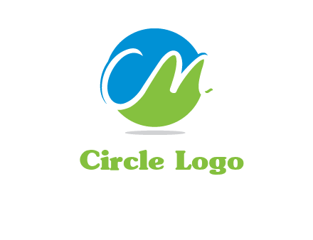 Letters CM are in circle logo