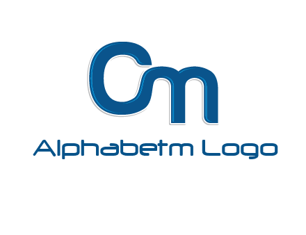 letter C joined to letter N