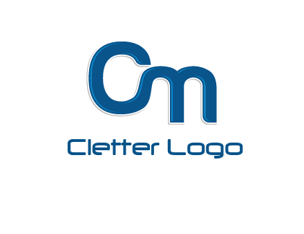 letter C joined to letter N