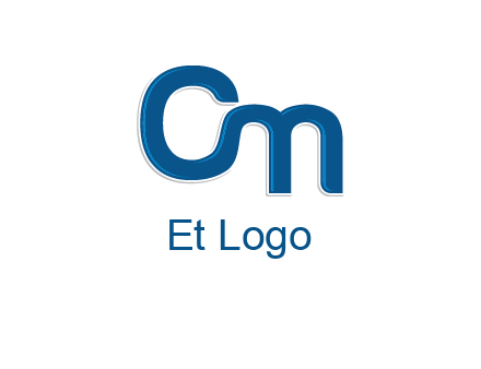 letter C joined to letter N