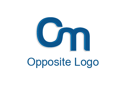 letter C joined to letter N