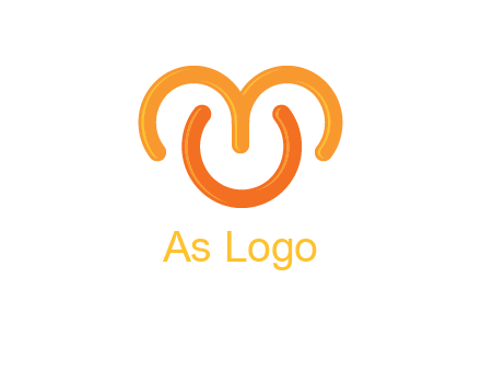 abstract shape forming letter C, letter M and letter U