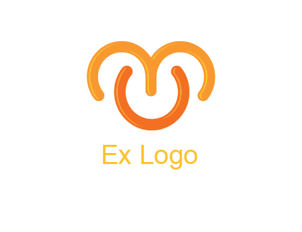 abstract shape forming letter C, letter M and letter U