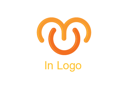 abstract shape forming letter C, letter M and letter U