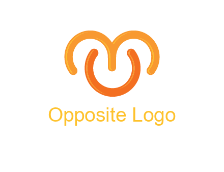 abstract shape forming letter C, letter M and letter U
