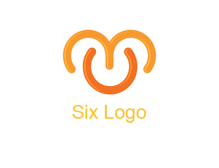 abstract shape forming letter C, letter M and letter U