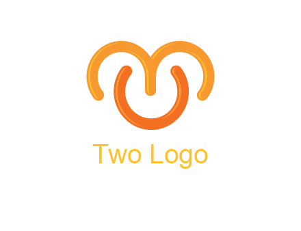 abstract shape forming letter C, letter M and letter U