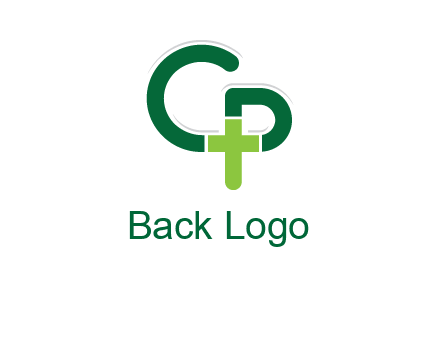 letter C and letter P forming first aid sign