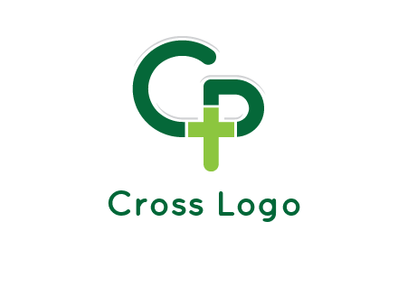 letter C and letter P forming first aid sign