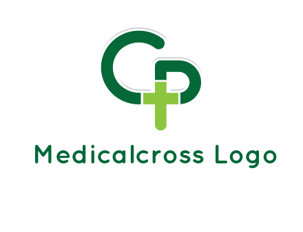 letter C and letter P forming first aid sign