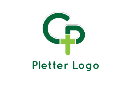 letter C and letter P forming first aid sign