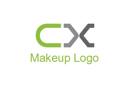 letter C and arrows forming letter X