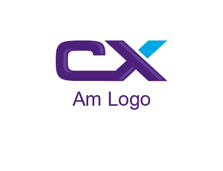 letter C and X joined together