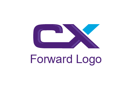 letter C and X joined together