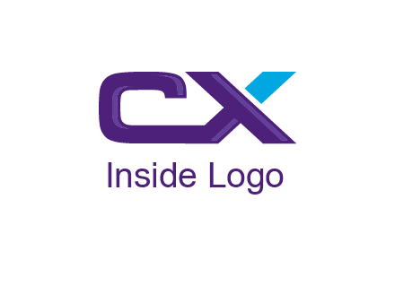 letter C and X joined together