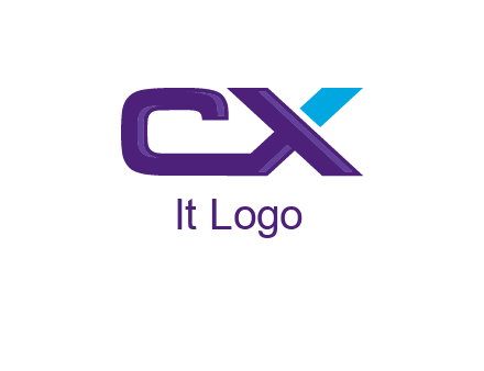 letter C and X joined together