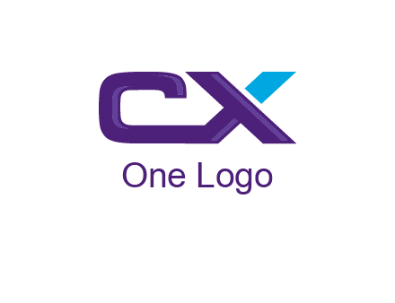 letter C and X joined together