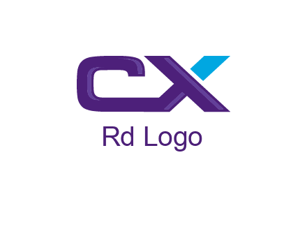 letter C and X joined together