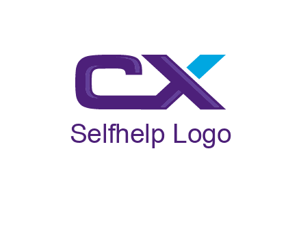 letter C and X joined together
