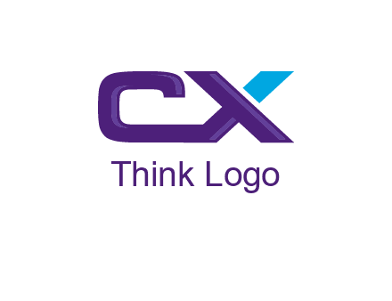 letter C and X joined together