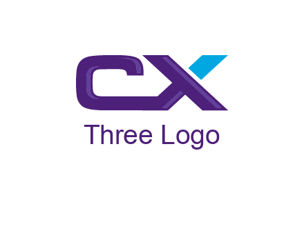 letter C and X joined together
