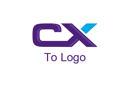 letter C and X joined together