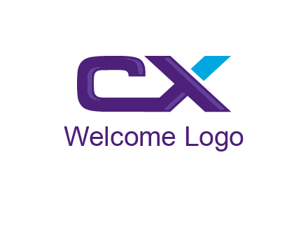 letter C and X joined together