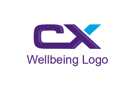 letter C and X joined together