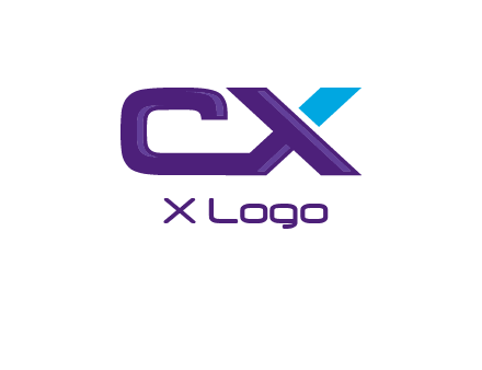 letter C and X joined together