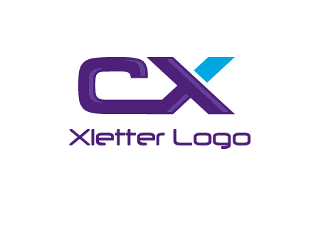 letter C and X joined together