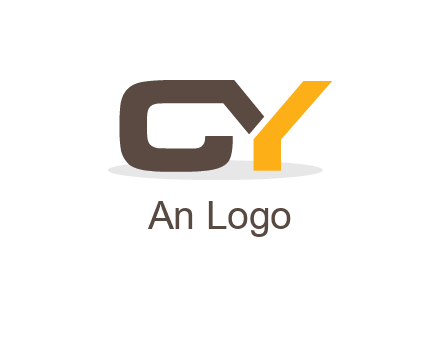 letter C and Y joined together