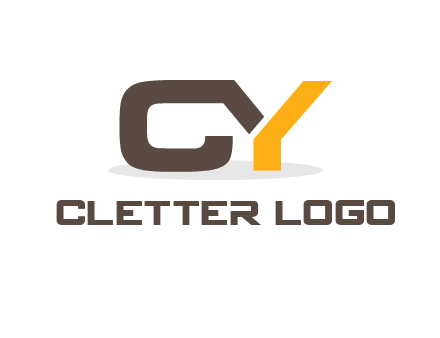 letter C and Y joined together