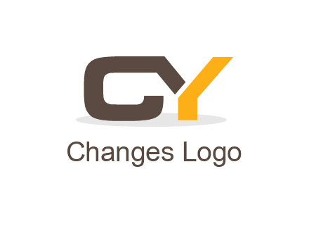 letter C and Y joined together