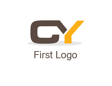letter C and Y joined together