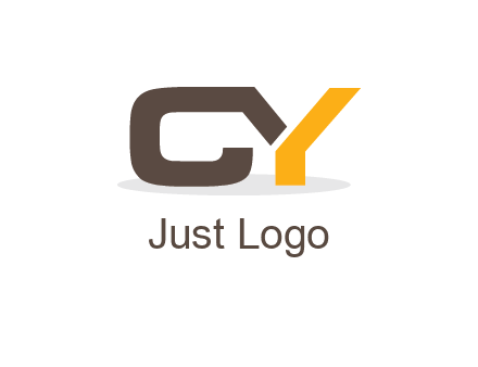 letter C and Y joined together