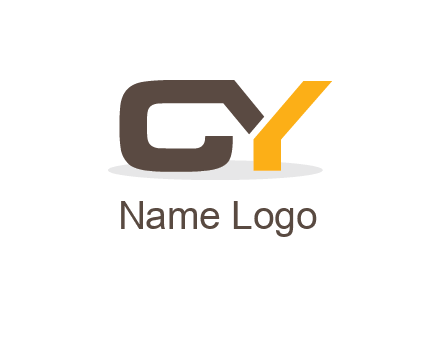 letter C and Y joined together