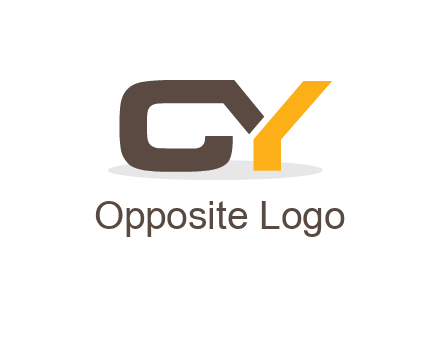 letter C and Y joined together