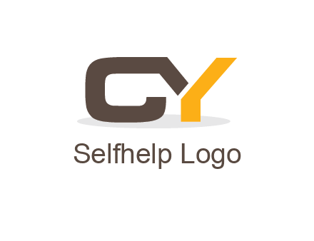 letter C and Y joined together
