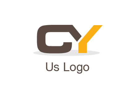 letter C and Y joined together