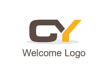 letter C and Y joined together
