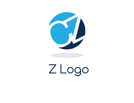 Letters CZ are in circle logo