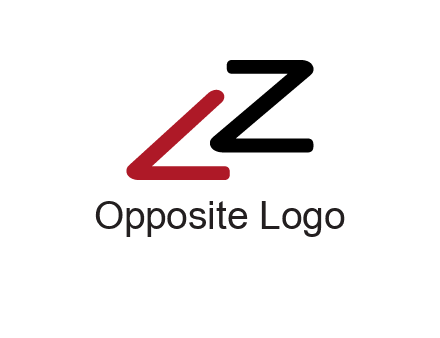 negative spacing Z forming from line art arrows