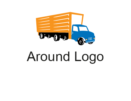 truck transportation logo