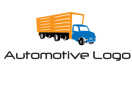 truck transportation logo