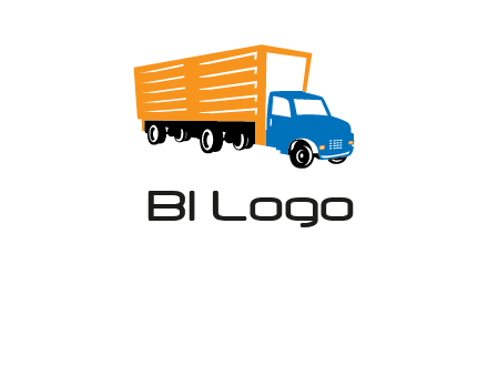truck transportation logo