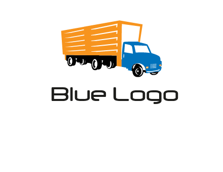 truck transportation logo