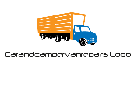 truck transportation logo